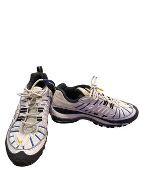 Nike Air max 98 CI901-12 wms premium white teal sneakers sz 6.5B SKU 10,005